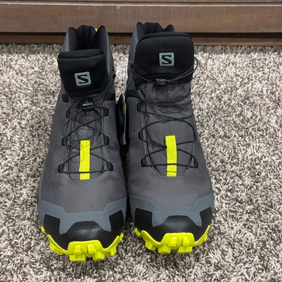 Salomon | Shoes | Salomon Mens Gray And Neon Yellow Athletic  display picture 3